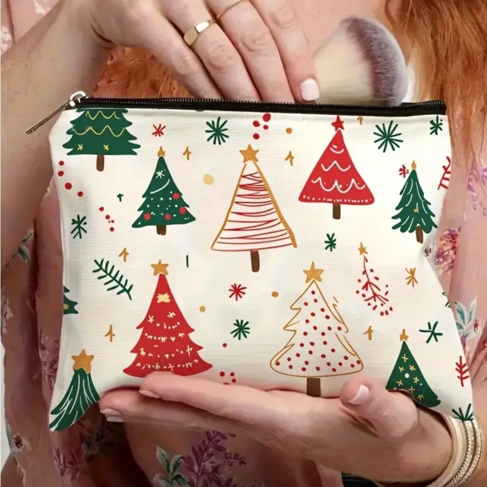 Christmas Tree Cosmetics Bag - Picture 2 of 3